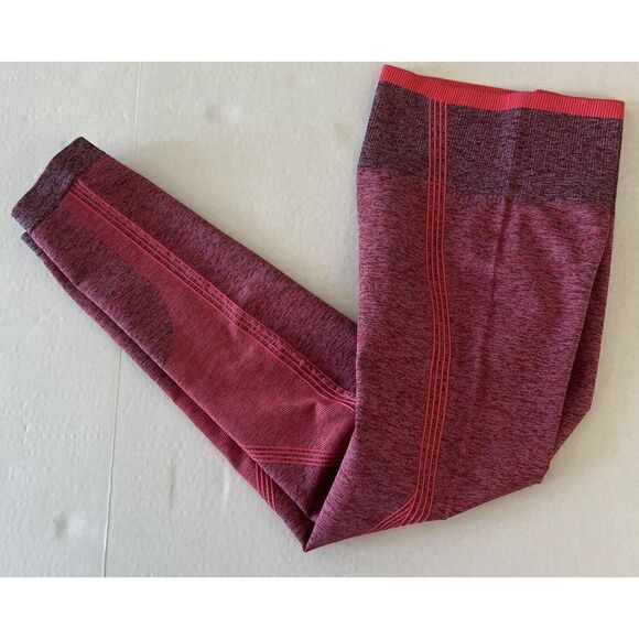 SPANX 50285R Women Sz Small Seamless Sculpt Legging Spacedye Coral Punch - Picture 7 of 9